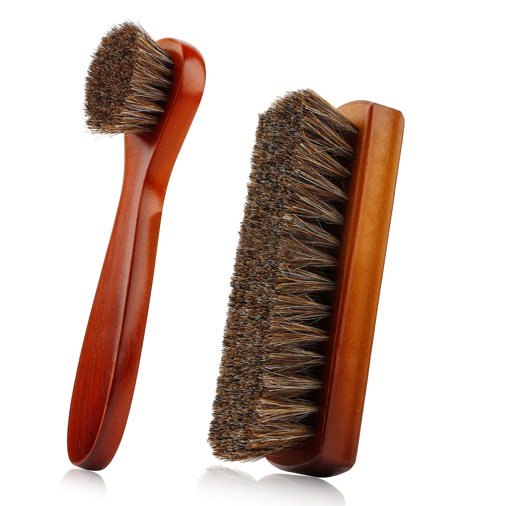 Shoe Cleaning Brush with Soft & Hard Bristles for Sneakers, Leather Shoes & Sports Shoes